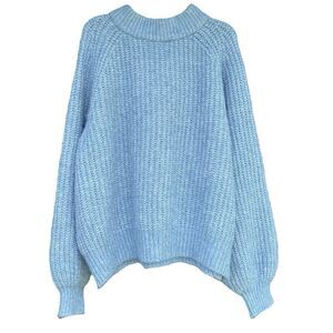 Universal Thread Powder Blue Chunky Knit Sweater Size XXL Soft Long Sleeve NWOT